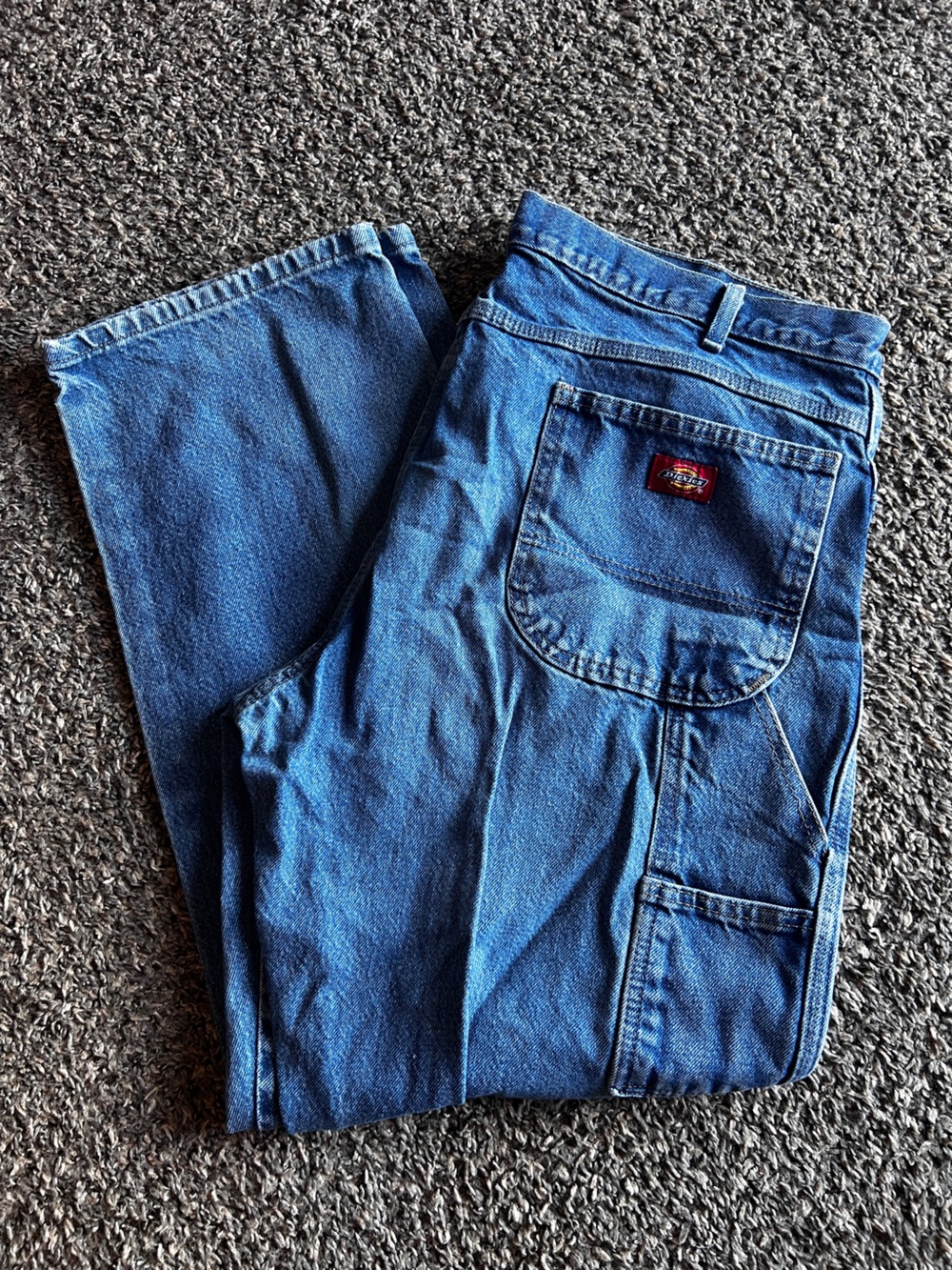 Distressed Medium-Wash Dickies